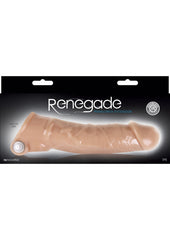 Renegade Manaconda Vibrating Realistic Dildo Penis Extender - Vanilla - 7.2in