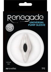 Renegade Universal Pump Sleeve - Vagina - Clear