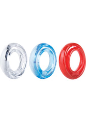 Ringo 2 Cock Ring with Ball Sling - Assorted Colors - 18 Each Per Box