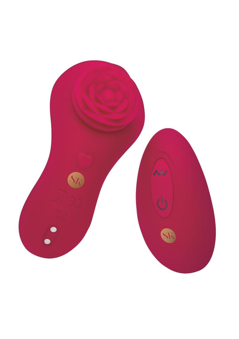 Rosegasm Rose Surprise Panty Vibe - Red/Rose