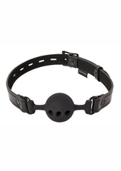 Saffron Breathable Ball Gag - Black