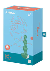 Satisfyer Lolli-Plug 2 Silicone Beaded Anal Plug - Green