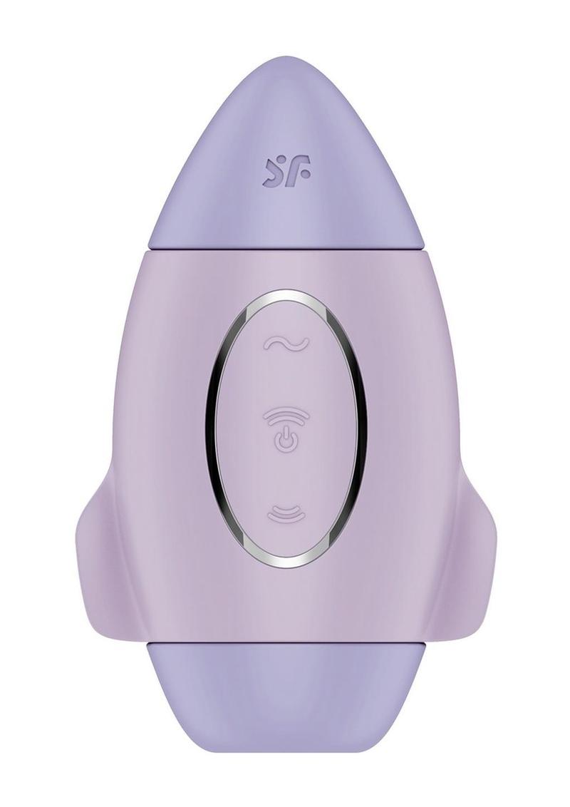 Satisfyer Mission Control Rechargeable Silicone Clitoral Stimulator - Violet