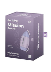 Satisfyer Mission Control Rechargeable Silicone Clitoral Stimulator - Violet