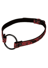 Scandal Wide Open Mouth Gag - Black/Red