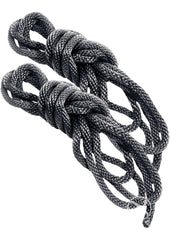 Sex and Mischief Silky Rope Kit - Black