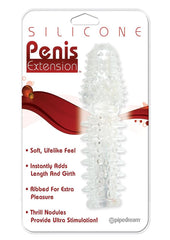 Silicone Penis Extension - Clear