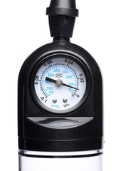 Size Matters Trigger Penis Pump with Built-In Pressure Gauge