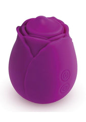 Skins Rose Buddies Rose Twirtz Rechargeable Silicone Clitoral Vibrator - Purple