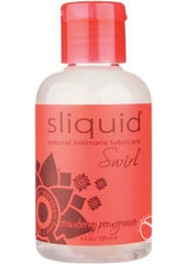 Sliquid Naturals Swirl Water Based Lubricant Strawberry Pomegranate - 4.2oz