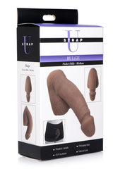 Strap U Bulge Packer Dildo - Caramel