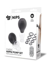 Su Classic Nipple Pump - Black/Clear - Set