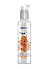 Swiss Navy 4 In 1 Flavored Lubricant 4oz - Salted Caramel Delight