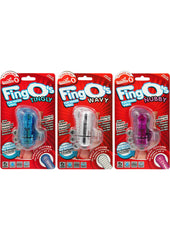 The Fing Os Fun Finger Vibe Silicone Waterproof - Assorted Colors - 6 Per Display