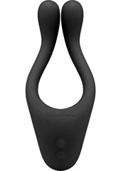 Tryst Rechargeable Multi Erogenous Zone Silicone Massager Waterproof - Black