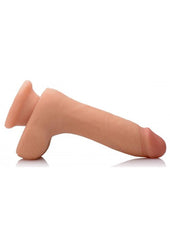 Usa Cocks Dual Density Ameriskin 7in Dildo - Vanilla