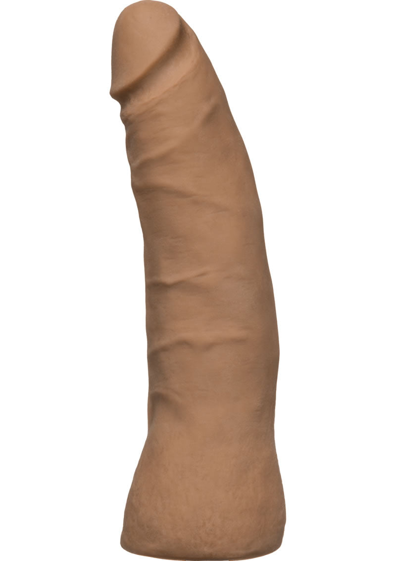 Vac-U-Lock Ultraskyn Thin Dildo - Brown/Caramel - 7in