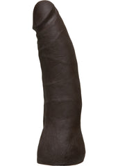 Vac-U-Lock Ultraskyn Thin Dildo - Black/Chocolate - 7in