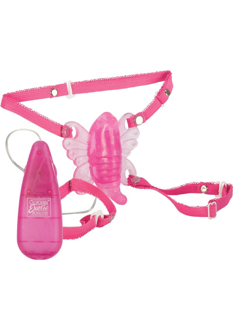 Venus Butterfly Original Strap-On with Remote Control - Pink