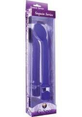 Vogue Sequin Series G-Spot Vibration Jewel Wand - Purple