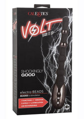 Volt Electro-Beads Rechargeable Silicone Wand with Remote Control - Black