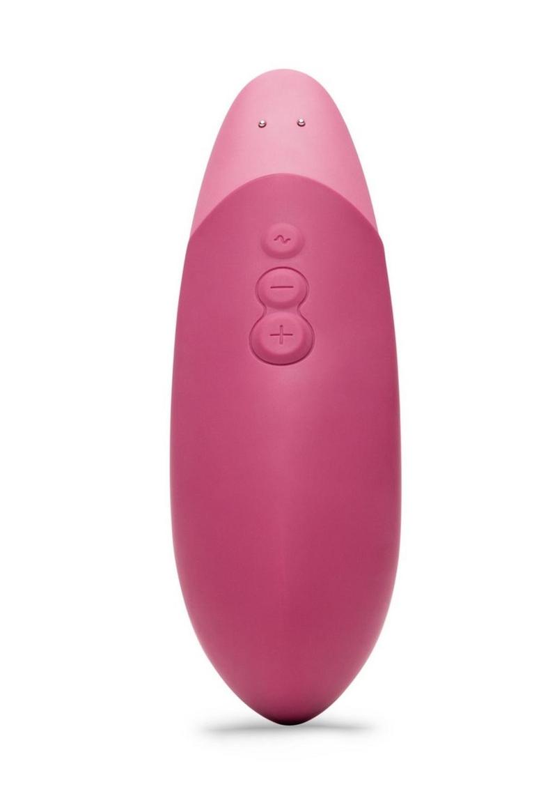 Womanizer Vibe Rechargeable Silicone Clitoral Vibrator - Dusky - Pink