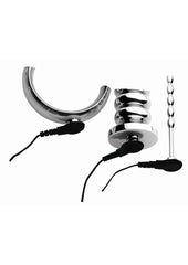 Zeus Electrosex Deluxe Voltaic For Him Stainless Steel E-Stim Kit