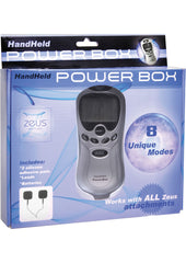 Zeus Electrosex Powerbox - Handheld - 8 Modes - Digital - Grey - Display