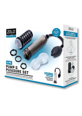 ZOLO Pump and Pleasure - Black/Clear - Set