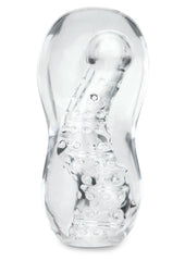 ZOLO Gripz Wavy Stroker Masturbator - Clear